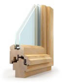 Holzfenster